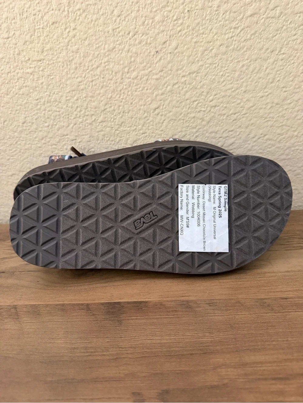 NWOT | Men’s Teva Original Universal Desert Mosaic Brown Sandals - Size 9